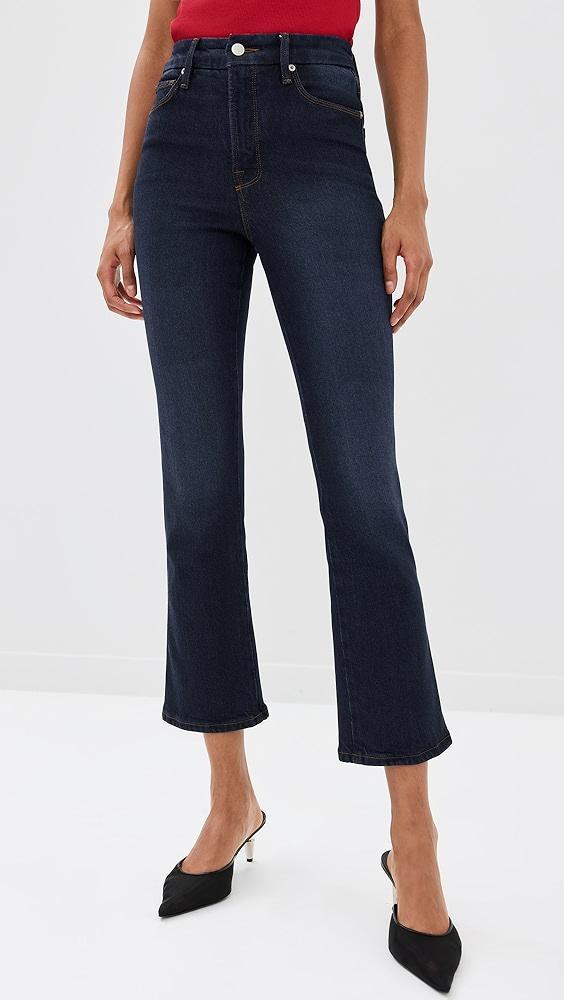 Good American Soft Tech Good Curve Straight Jeans | Shopbop product image