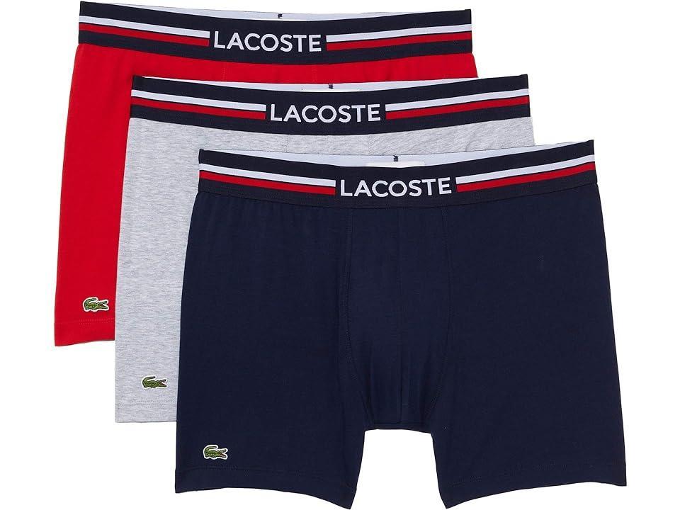 Lacoste Branded Waist Long Stretch Classic Boxer Briefs 3 Product Image