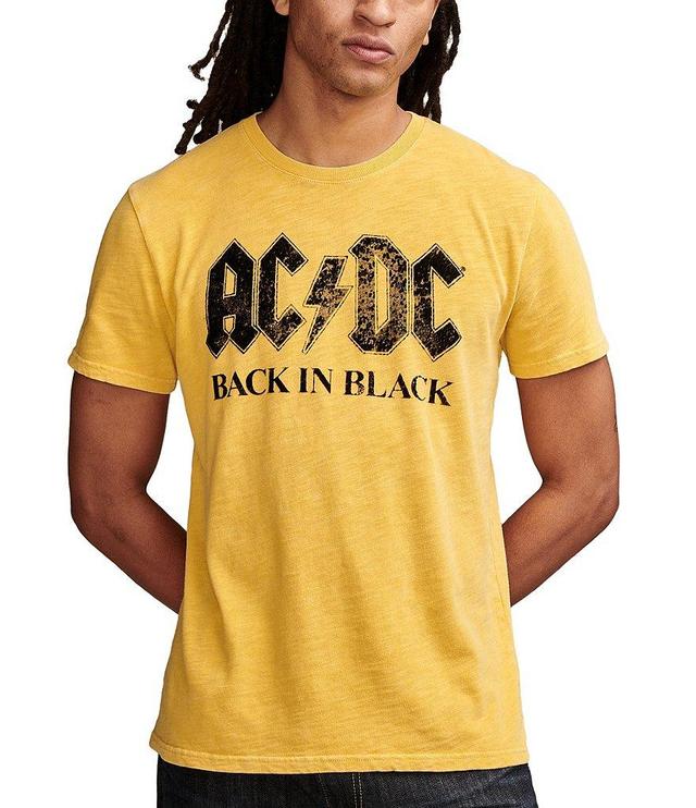 Lucky Brand Short Sleeve ACDC Back In Black Graphic T-Shirt Product Image