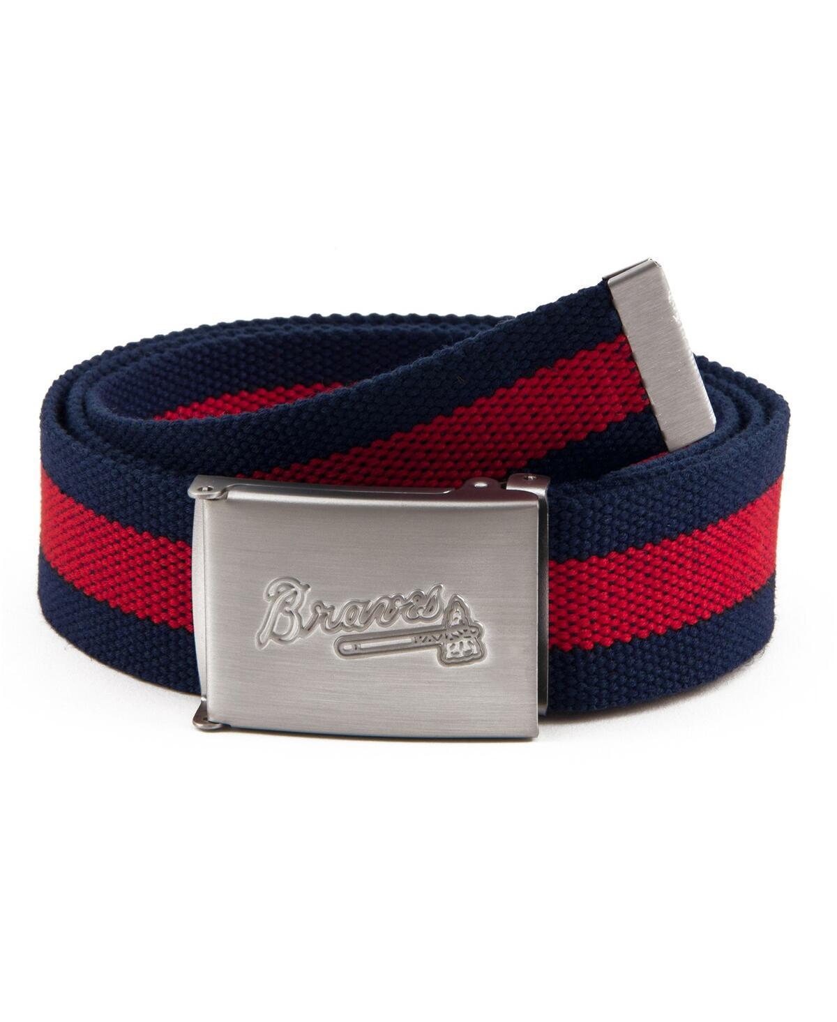 Mens Atlanta Braves Fabric Belt Product Image