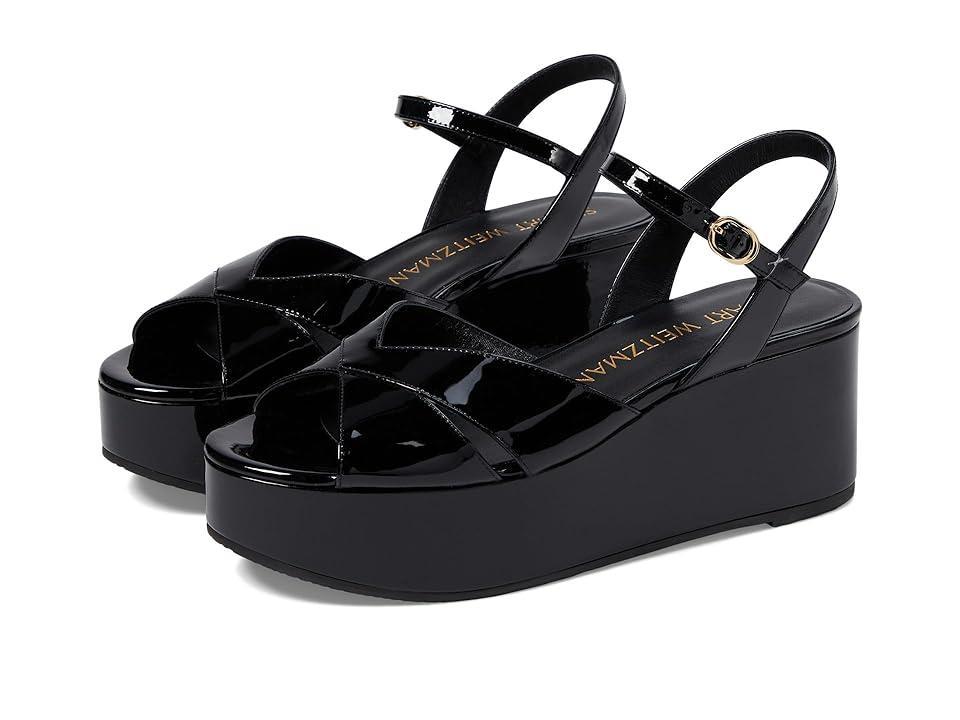 Stuart Weitzman Carmen Midi Wedge Women's Sandals Product Image