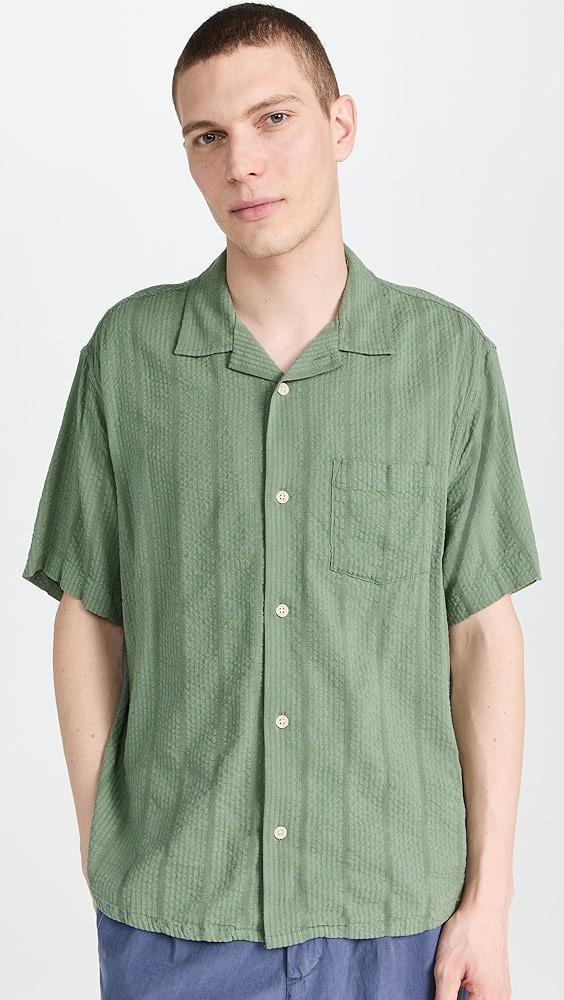 Corridor Striped Seersucker Shirt | Shopbop Product Image