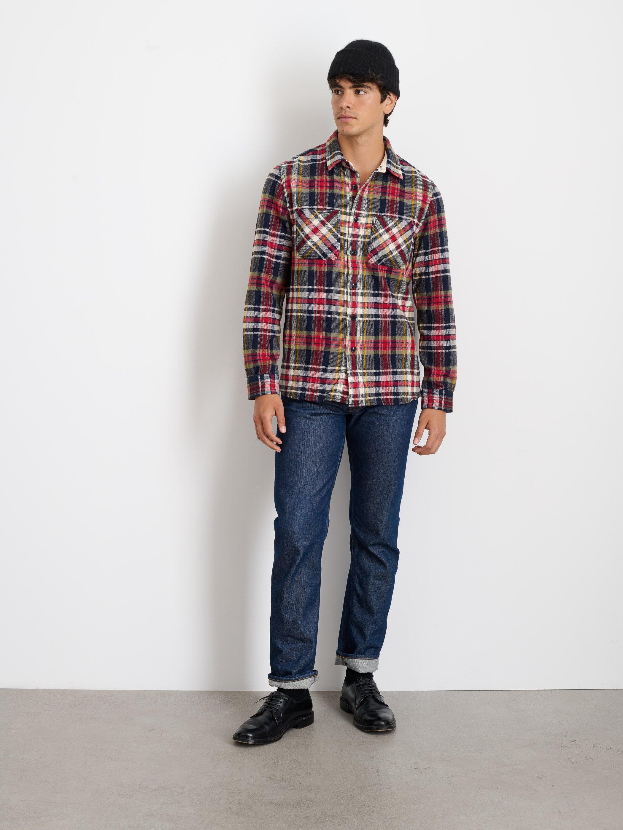 Chore Shirt In Vintage Wash Flannel Male Product Image