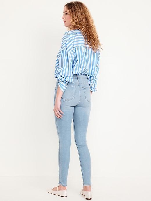 Extra High-Waisted Rockstar 360° Stretch Super-Skinny Jeans Product Image