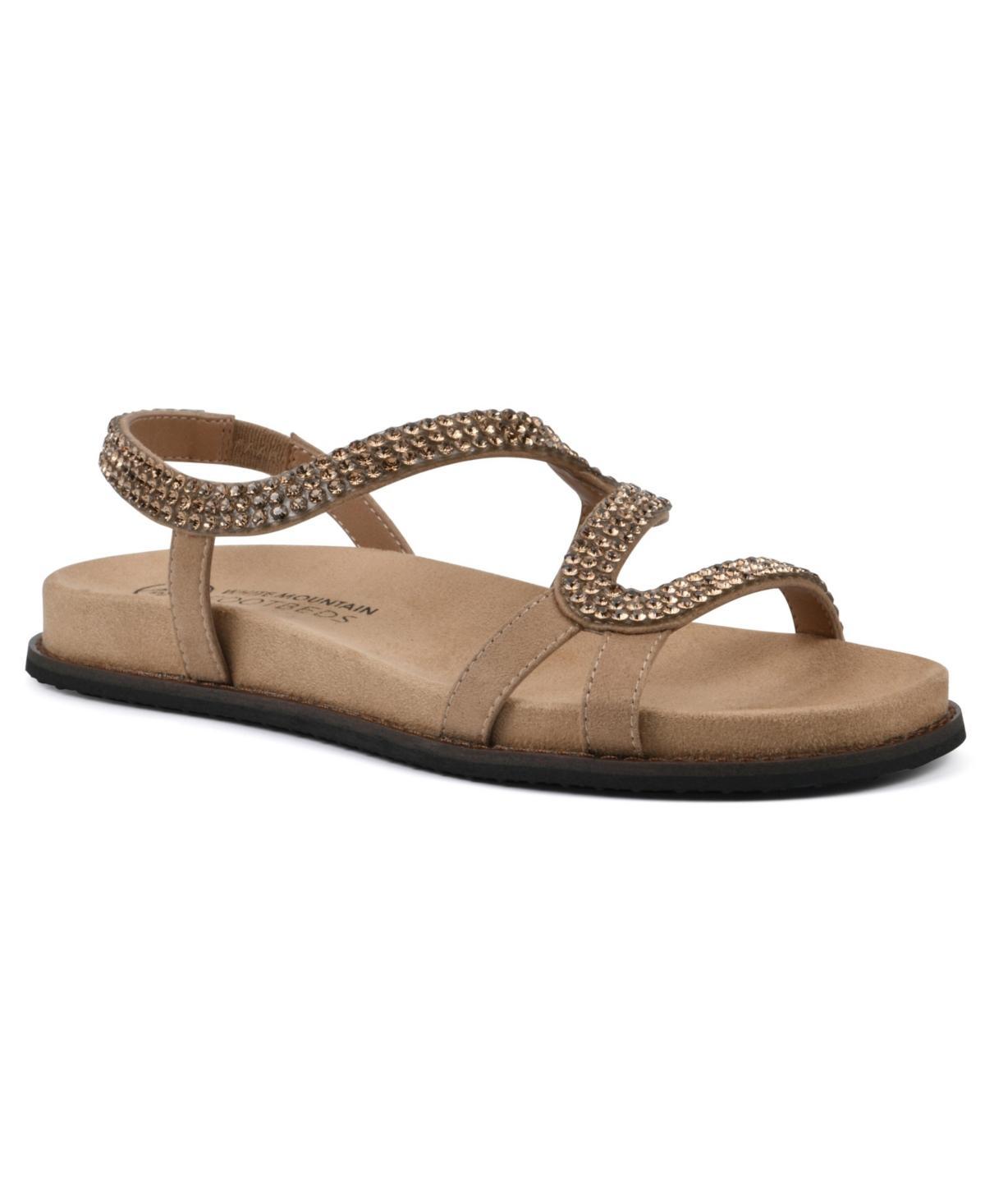 White Mountain Womens Majorette Footbed Flat Sandals Product Image