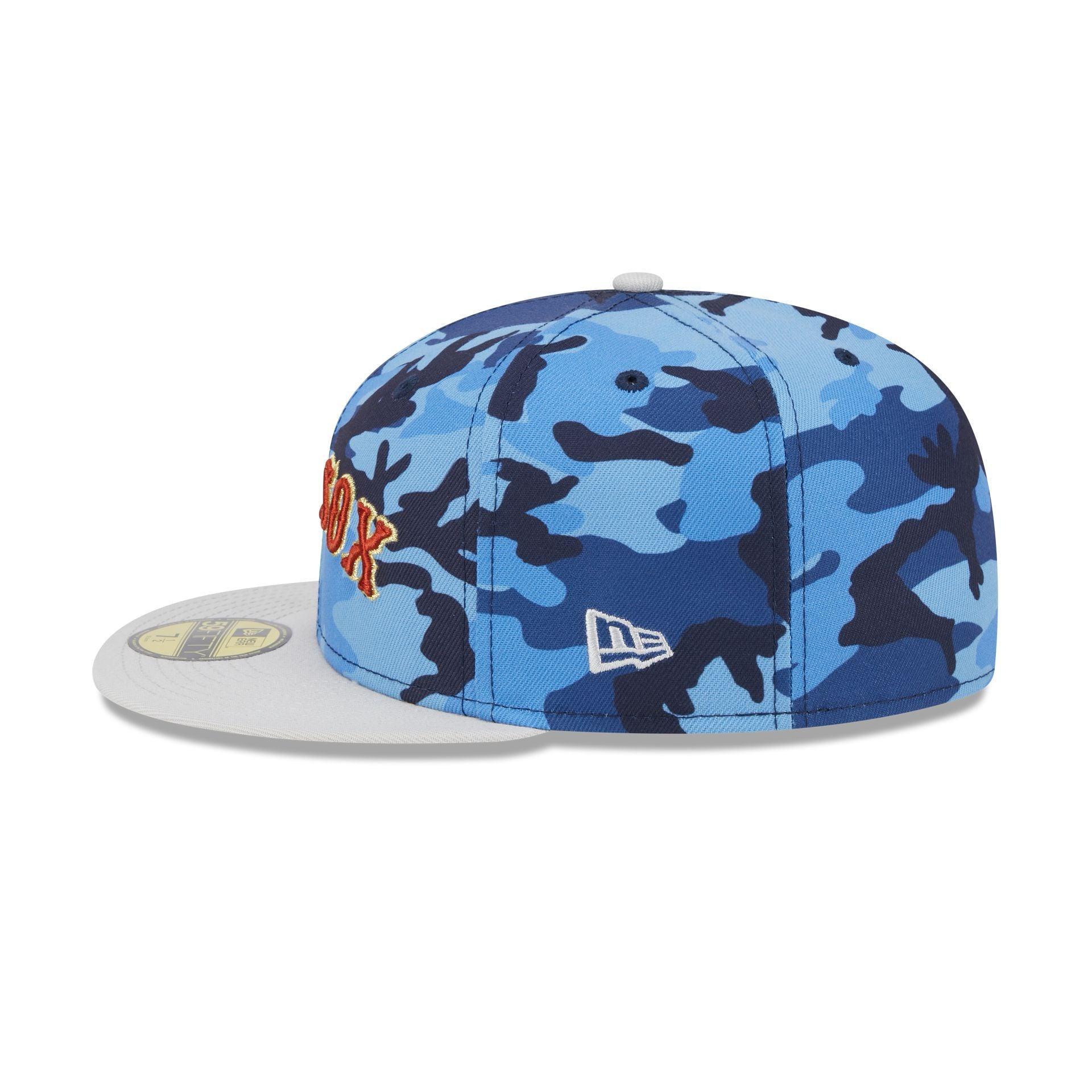 Chicago White Sox Blue Camo 59FIFTY Fitted Hat Male Product Image