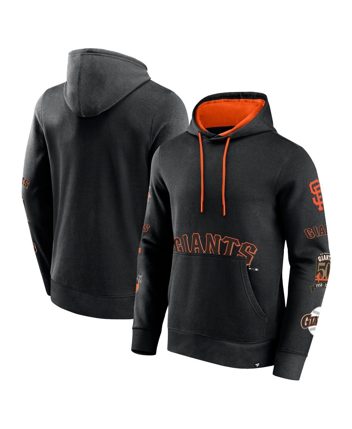 Mens Fanatics Black San Francisco Giants Wild Winner Pullover Hoodie Product Image