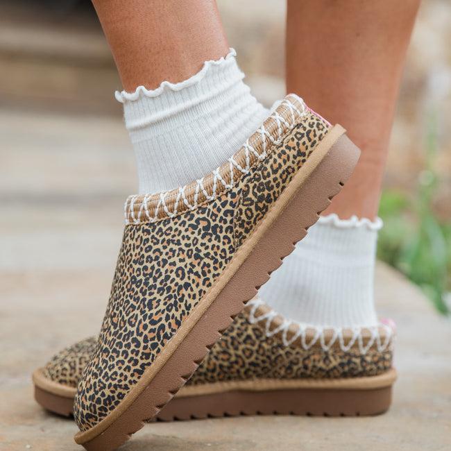 Sydney Leopard Short Slip-On Bootie Product Image