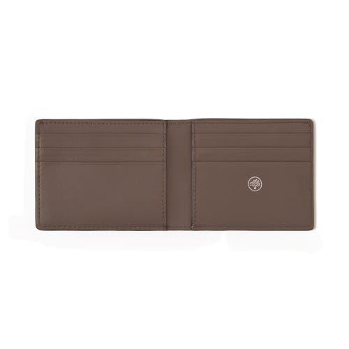 MULBERRY Farringdon Compact Leather Bifold Wallet In Black Product Image