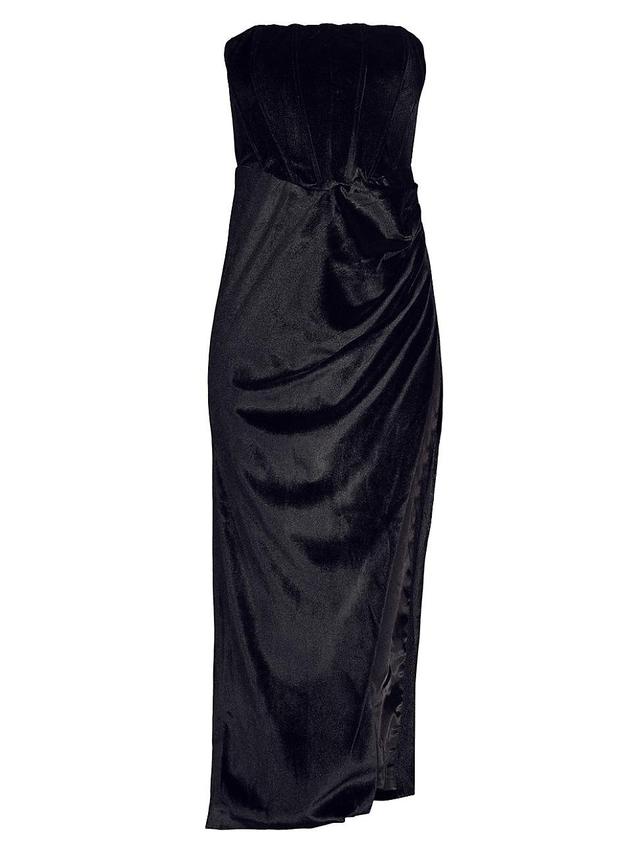 Womens Everlasting Velour Midi-Dress Product Image