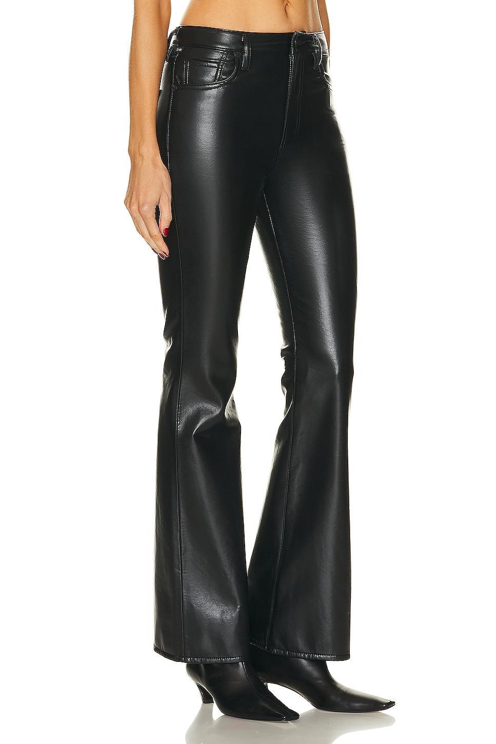 Citizens of Humanity Recycled Leather Lilah Pant in Brown. Product Image