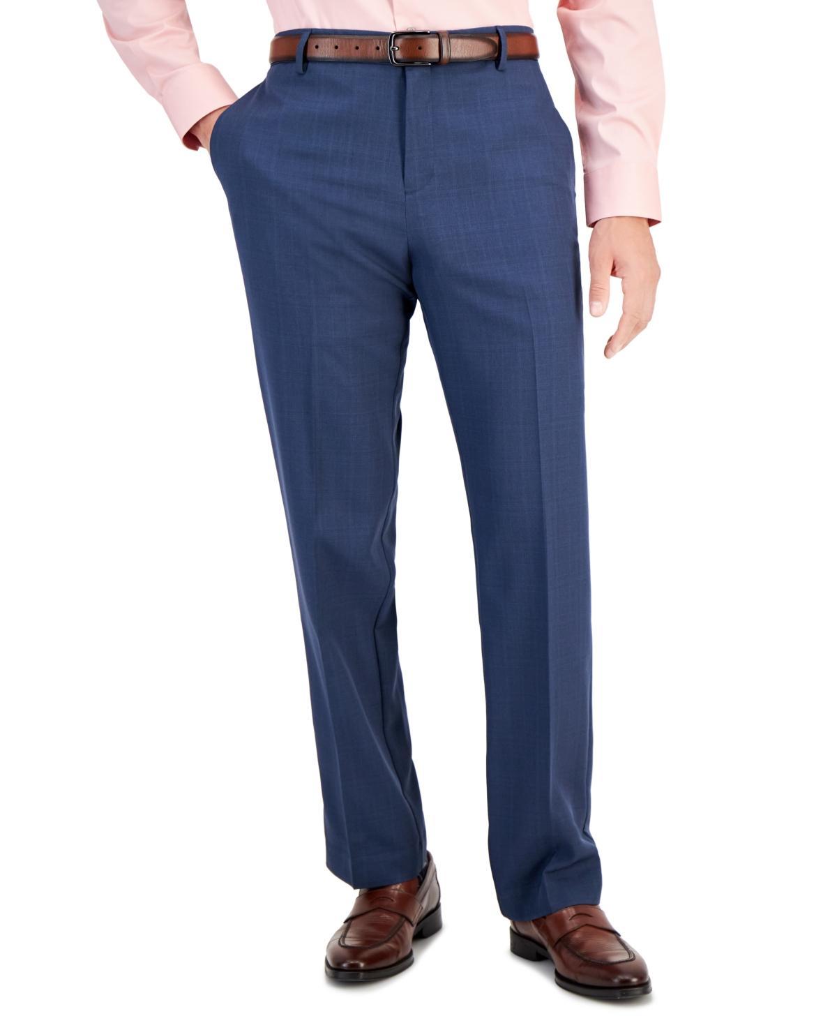 Perry Ellis Portfolio Mens Modern-Fit Stretch Solid Resolution Pants Product Image