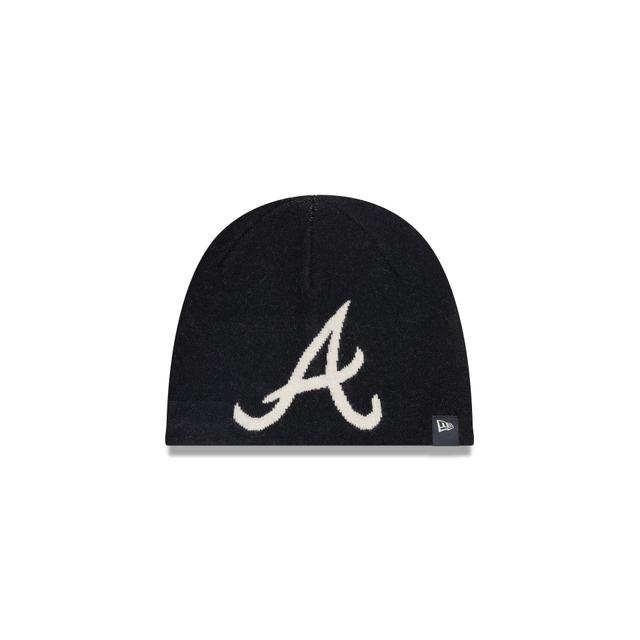 Atlanta Braves Team Mega Logo Knit Beanie Male Product Image