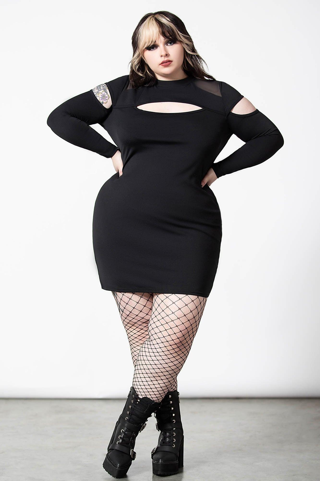 Cosmic Shift Long Sleeve Dress [PLUS] Female product image