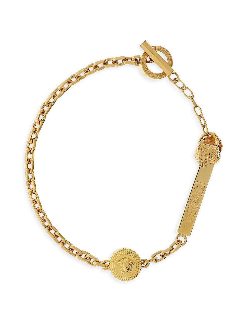 Mens Brass Chain-Link Bracelet Product Image