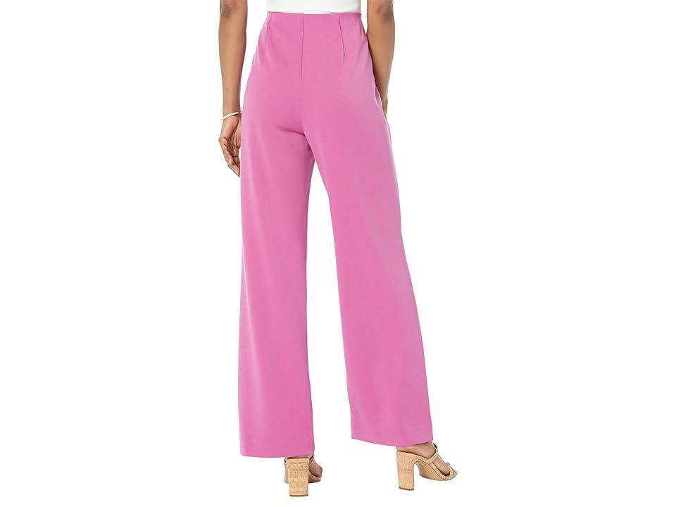 NIC+ZOE Work It Wide Leg Pocket Trousers (Orchid Petal) Women's Clothing Product Image