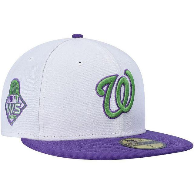 Mens New Era Washington Nationals Side Patch 59FIFTY Fitted Hat Product Image