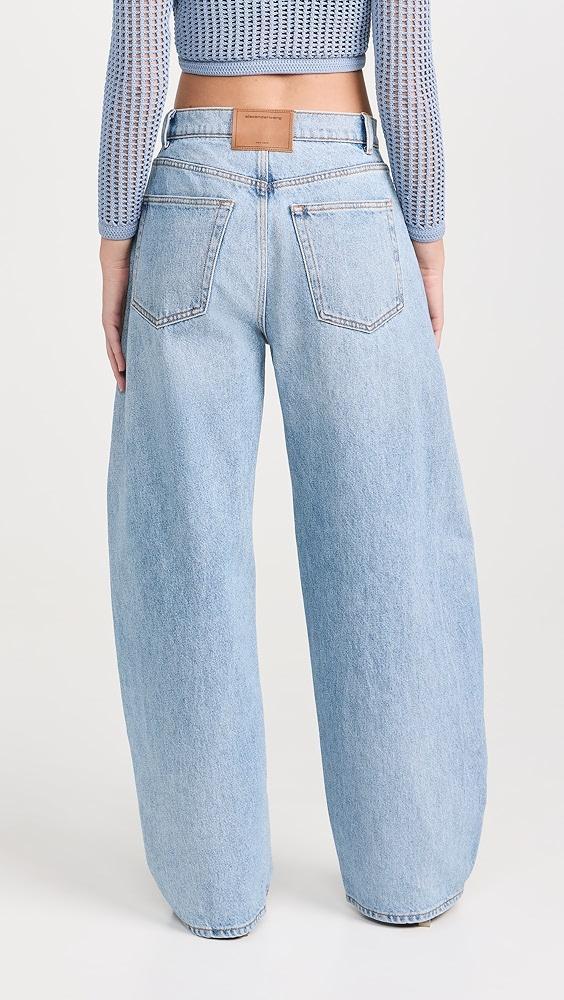 Alexander Wang Oversized Rounded Jeans | Shopbop Product Image