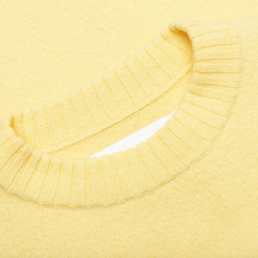 Crew Knit Sweater - Lemon Male Product Image