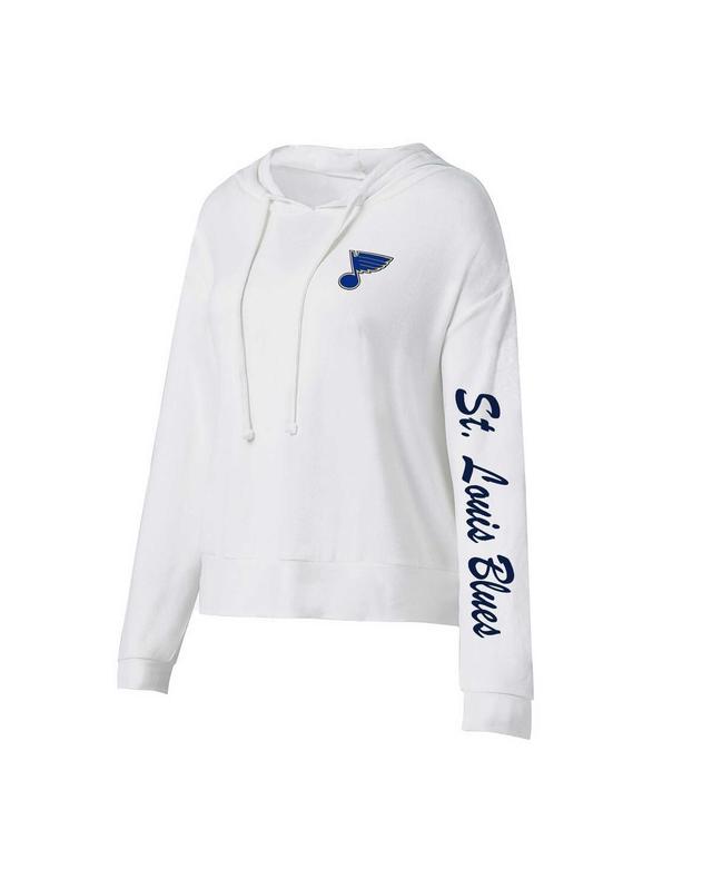 Womens Concepts Sport Cream St. Louis Blues Accord Hacci Long Sleeve Hoodie T-shirt Product Image