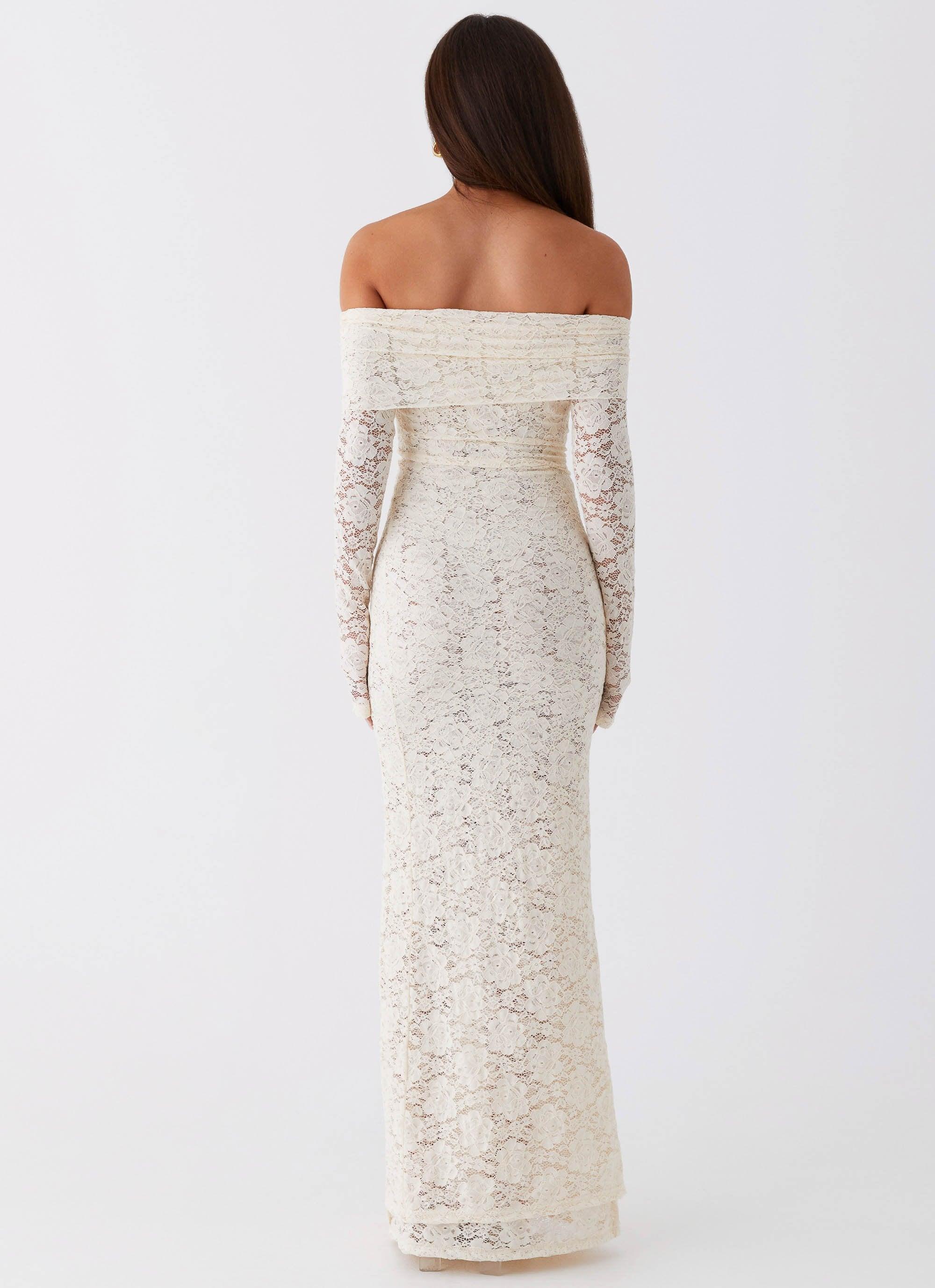 Yours Always Lace Maxi Dress - Ivory Product Image