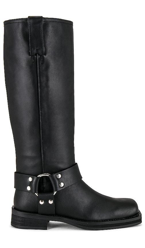 Tony Bianco Biker Boot in Black. - size 6 (also in 5, 7) Product Image