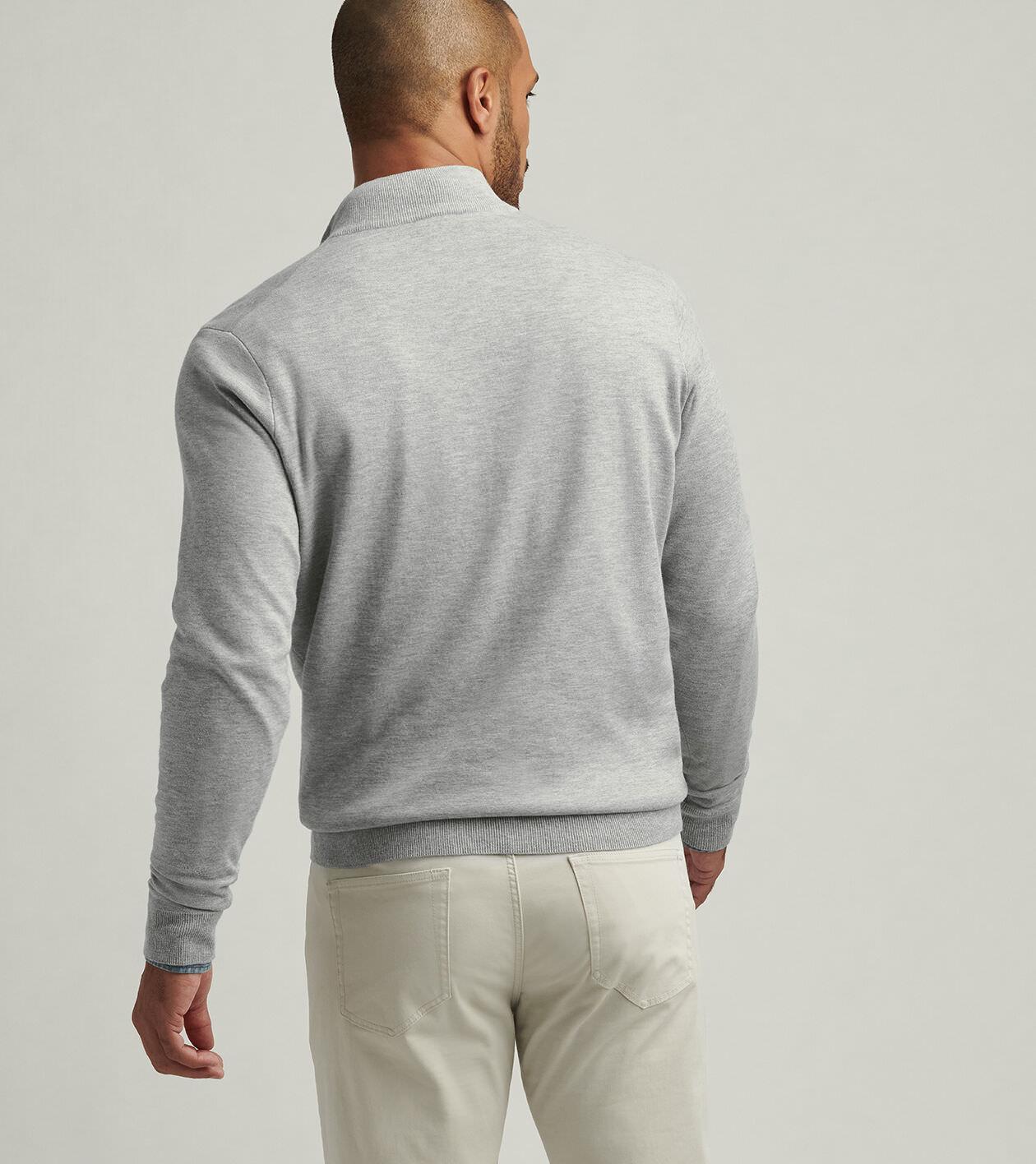 Coolspun Cotton Quarter-Zip Sweater Product Image