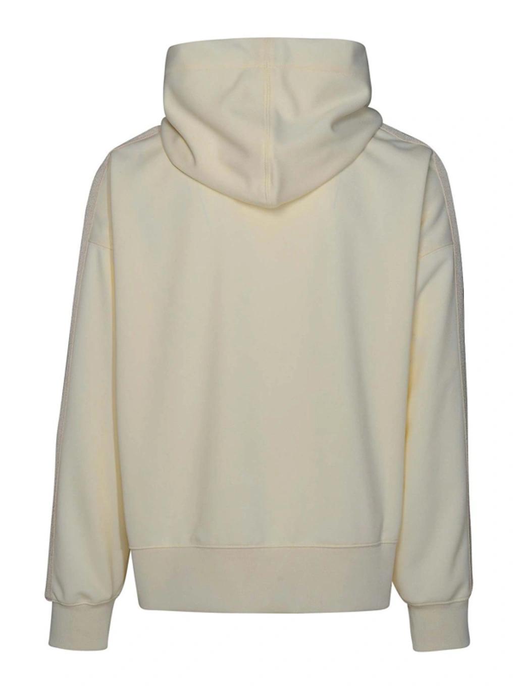 PALM ANGELS White Polyester Sports Sweatshirt Product Image