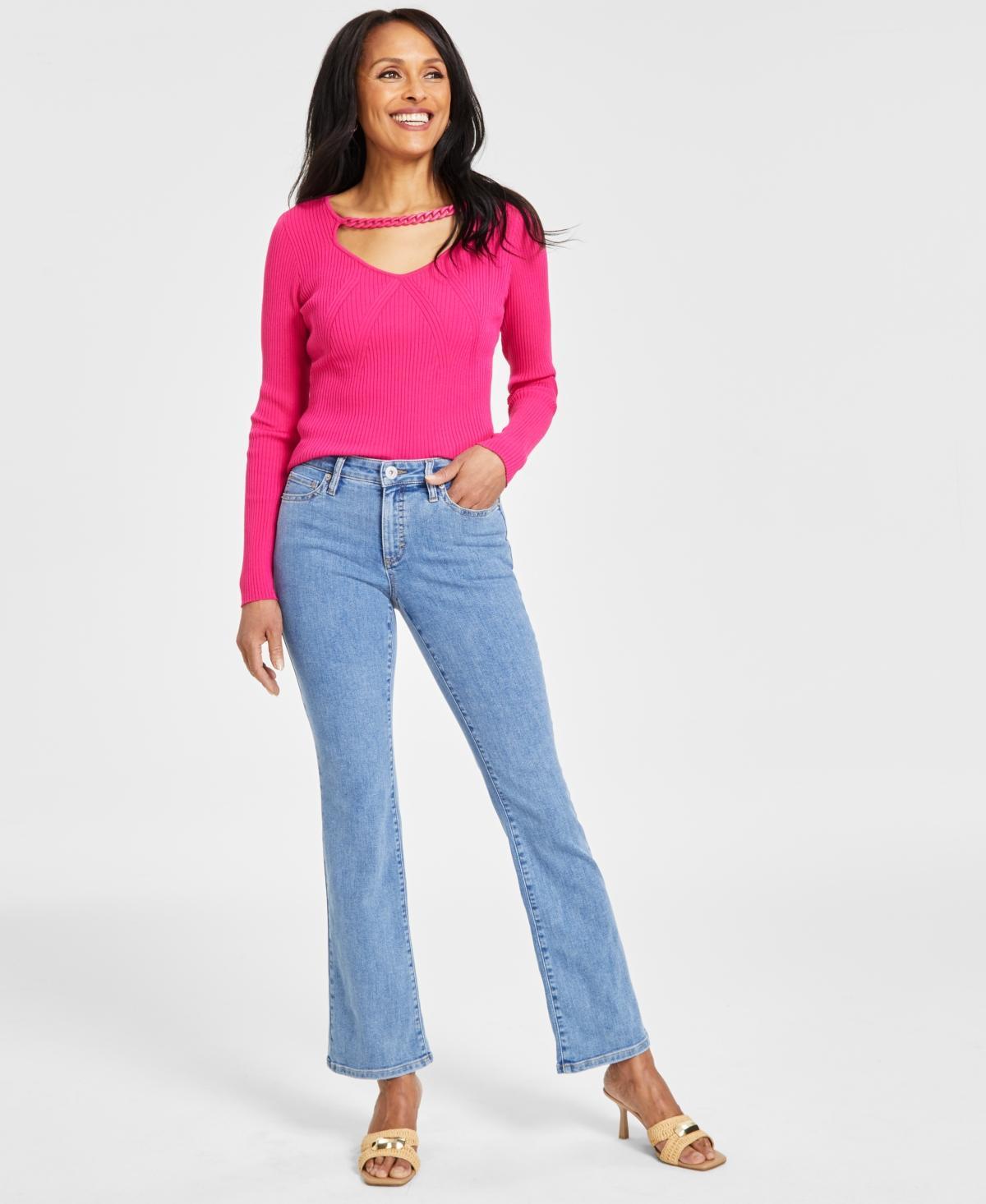 Women's Mid-Rise Bootcut Jeans, Created for Macy's Product Image