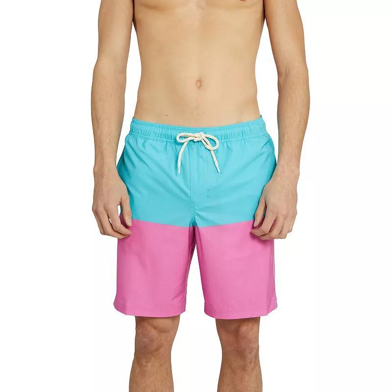 Mens Trinity Coast 7-in. Colorblock Swim Trunks Product Image