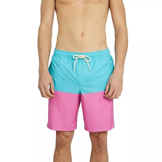 Mens Trinity Coast 7-in. Colorblock Swim Trunks Product Image