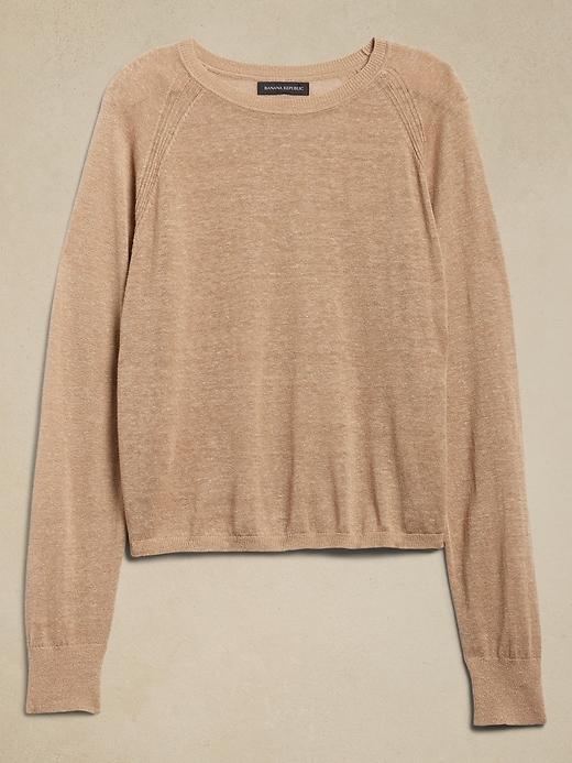 Fern Linen-Blend Raglan Sweater Product Image