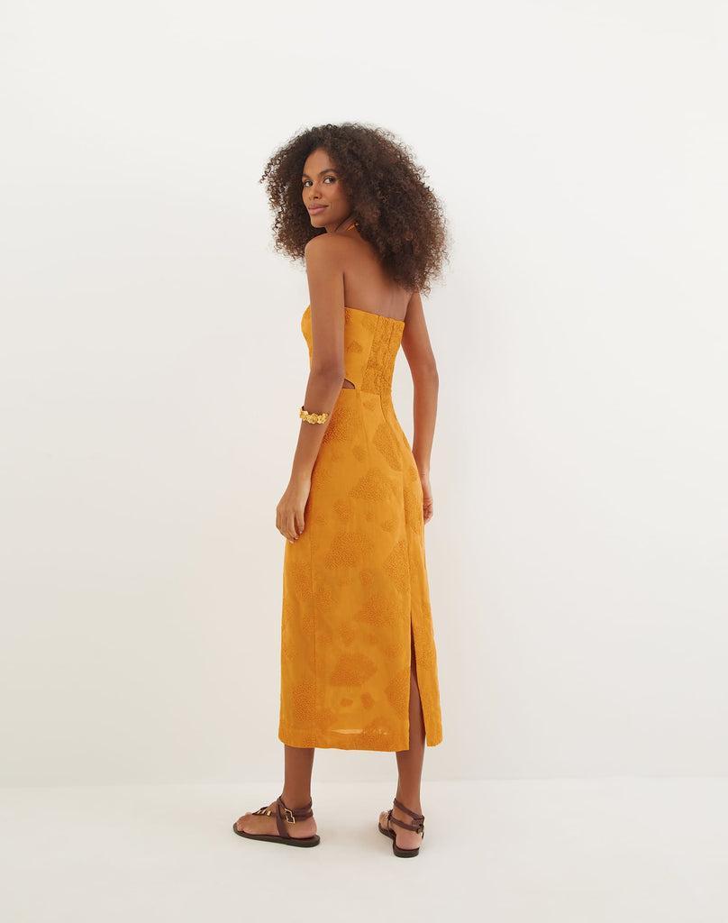 Jordana Midi Dress - Sunset Product Image