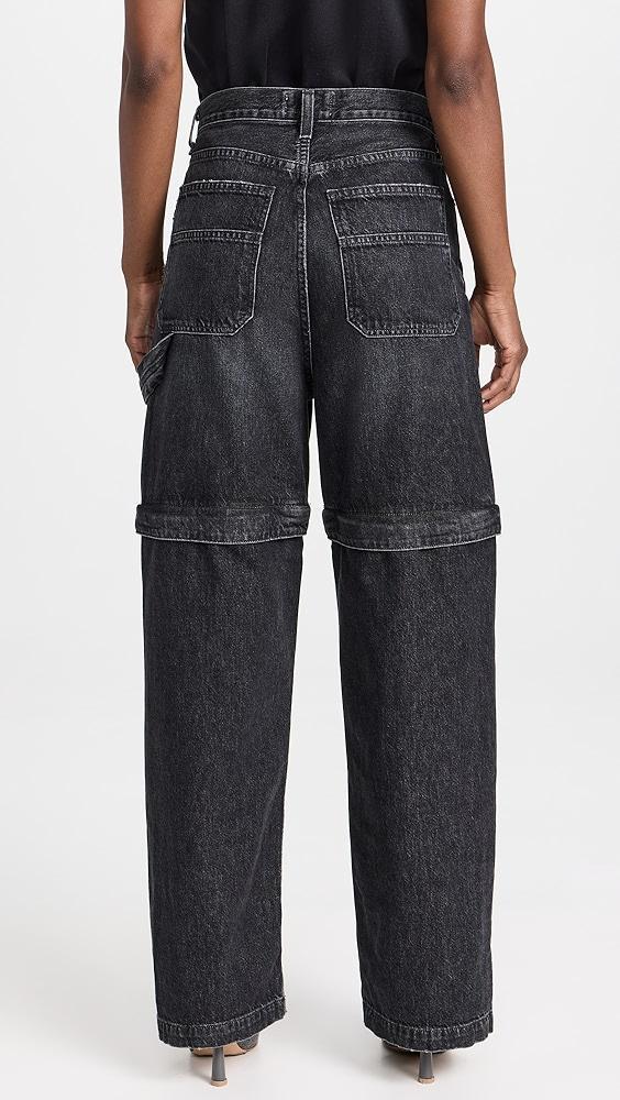 AGOLDE Risha Zip Utility Jeans | Shopbop Product Image