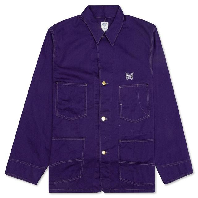 Needles x SMITH'S Cotton Twill Coverall - Purple Male Product Image