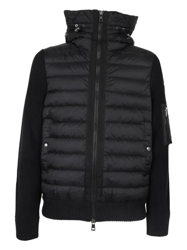 MONCLER Tricot Cardigan Clothing In Black Product Image