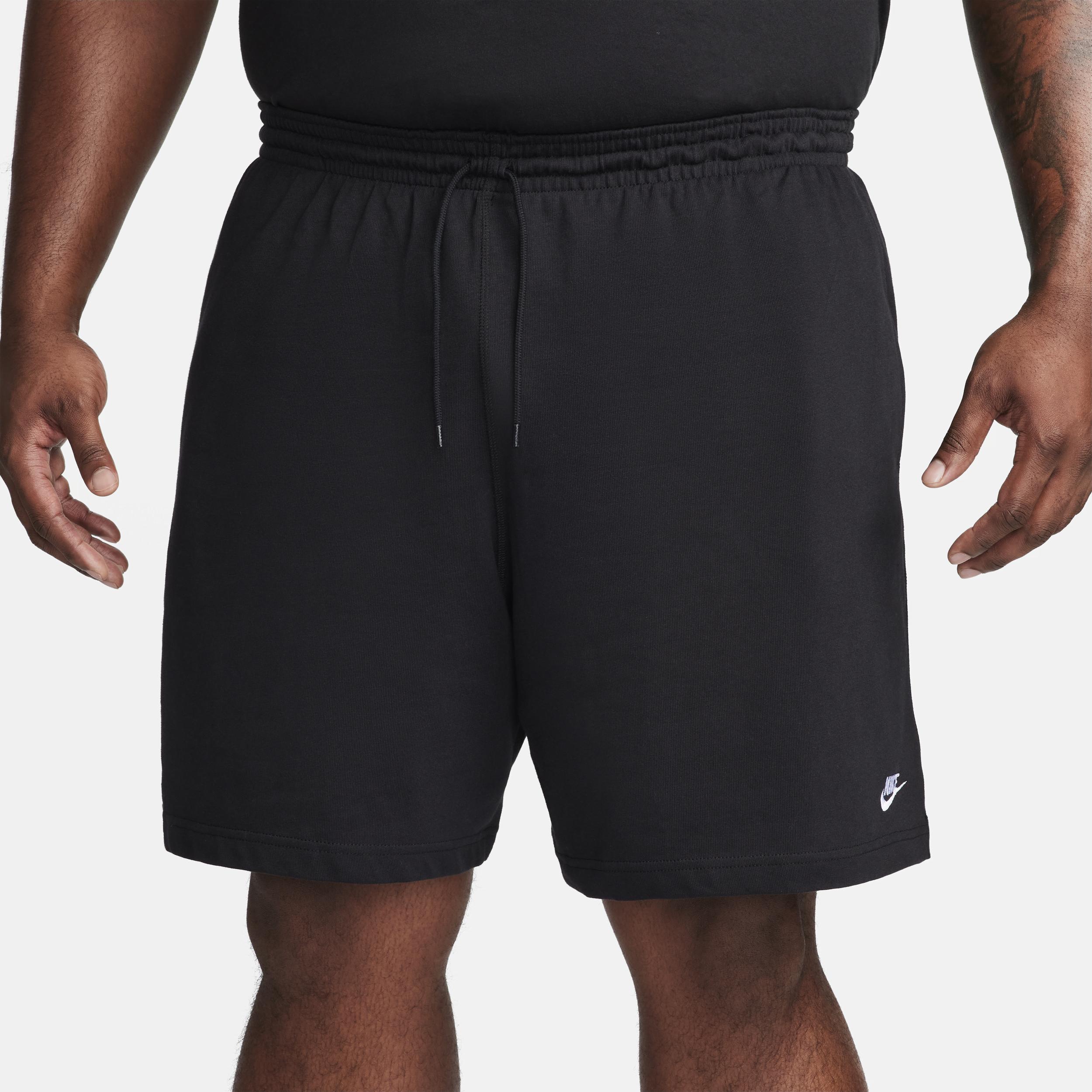 Mens Nike Club Knit Shorts Grey Product Image