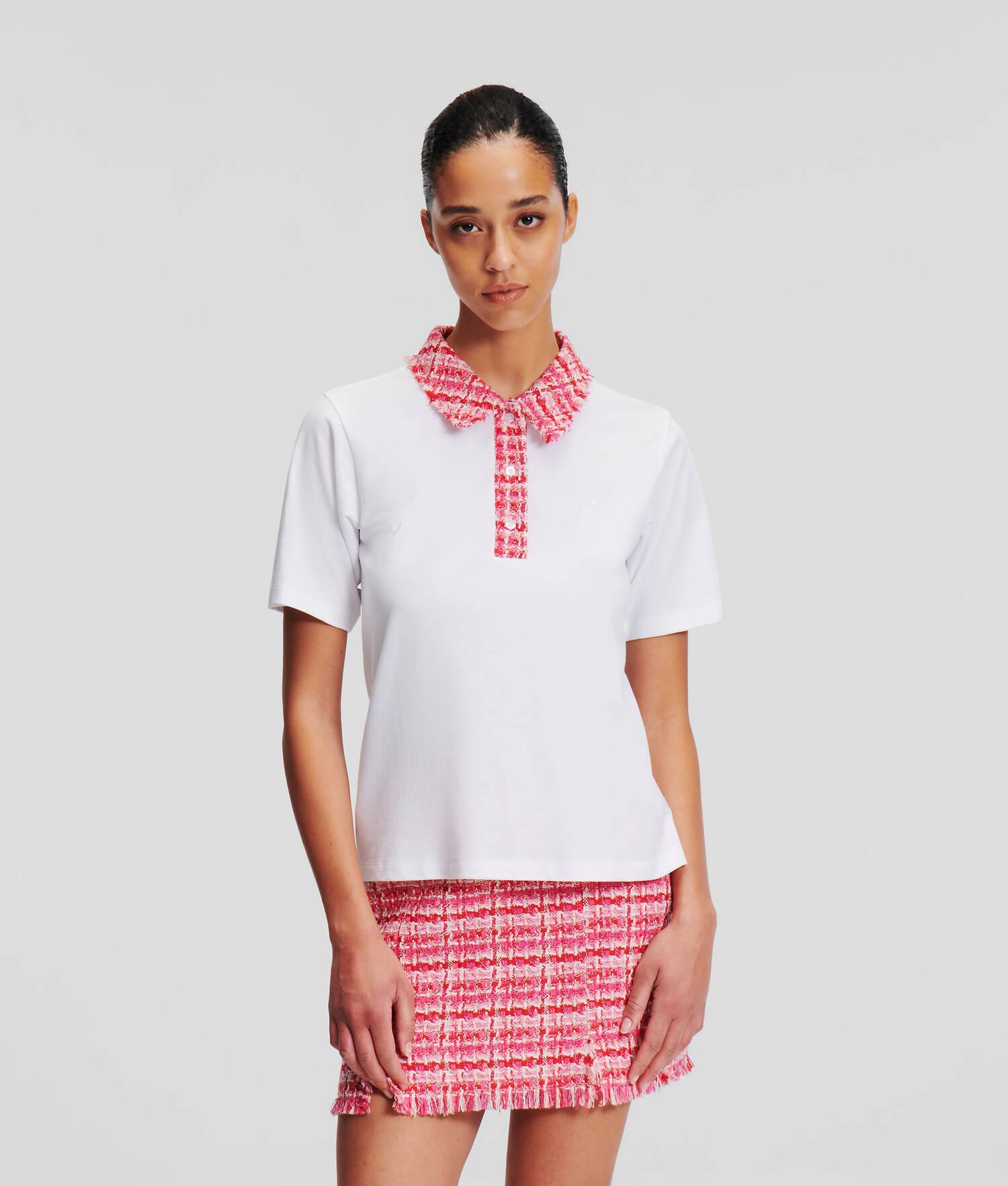 BOUCLÉ POLO SHIRT Product Image