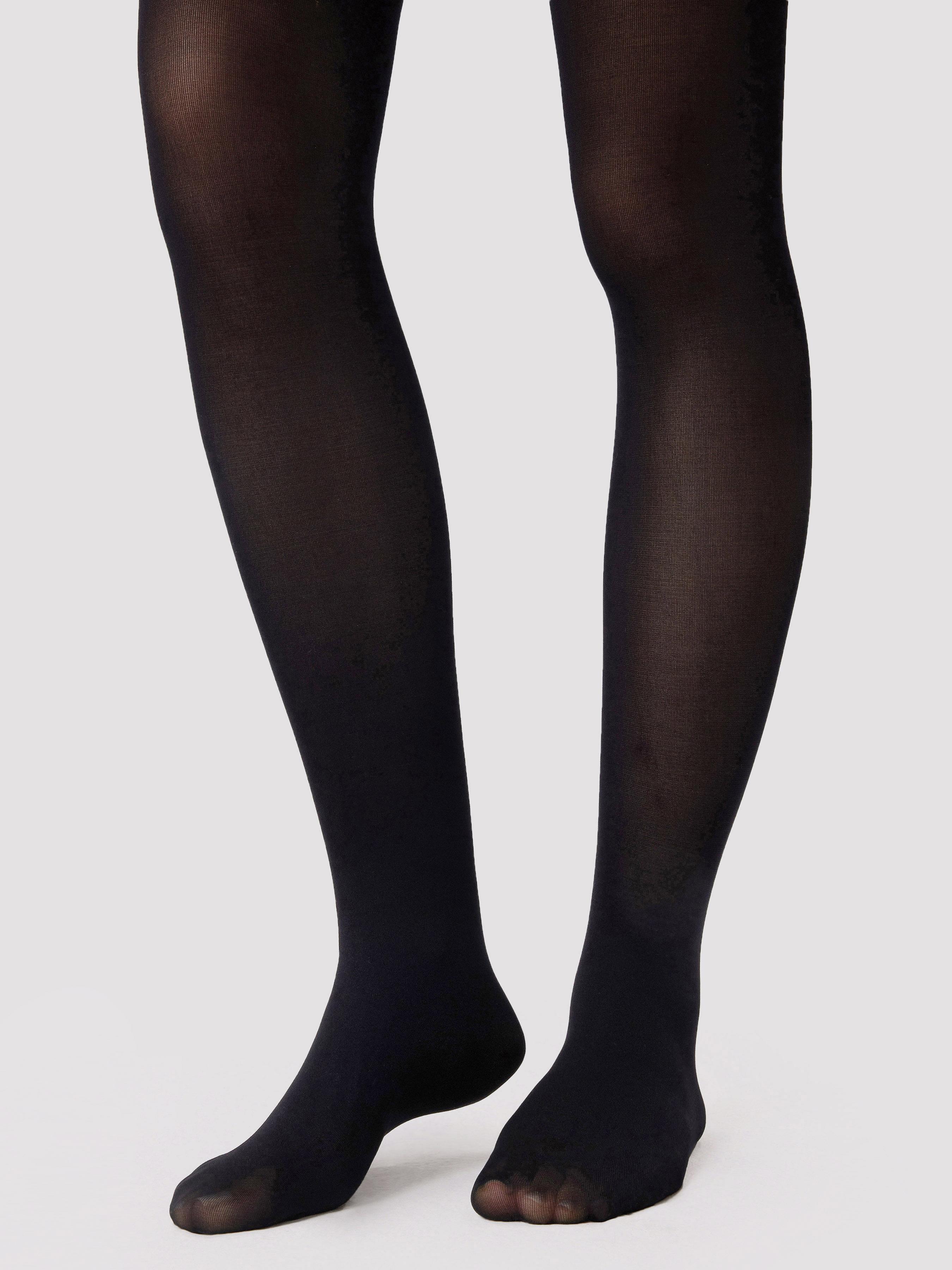 200D Velvet Solid Tights Product Image