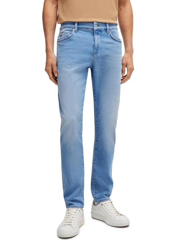 Mens Slim-Fit Jeans in Soft Stretch Denim Product Image