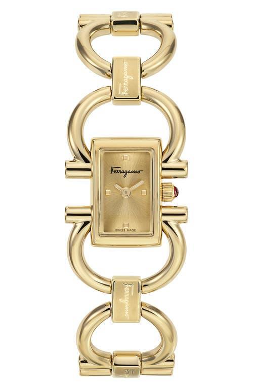 FERRAGAMO Double Gancio Mini Bracelet Watch, 13.5mm x 20.5mm Product Image