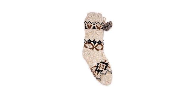 Womens MUK LUKS Cable Knit Cabin Socks Dark Gray Grey Product Image