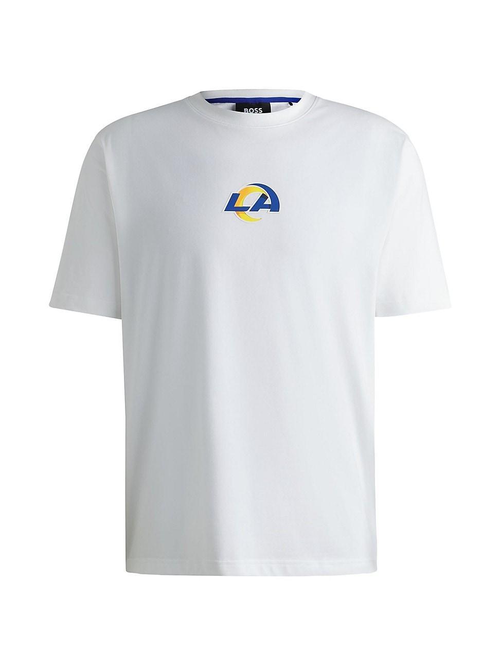 Mens BOSS x NFL Stretch Cotton T-Shirt with Special Branding Product Image