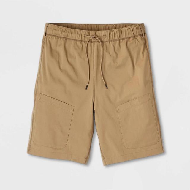 Mens Adaptive Seated Fit 9.5 Tech Chino Shorts - Goodfellow & Co Sculptural Tan XL Product Image