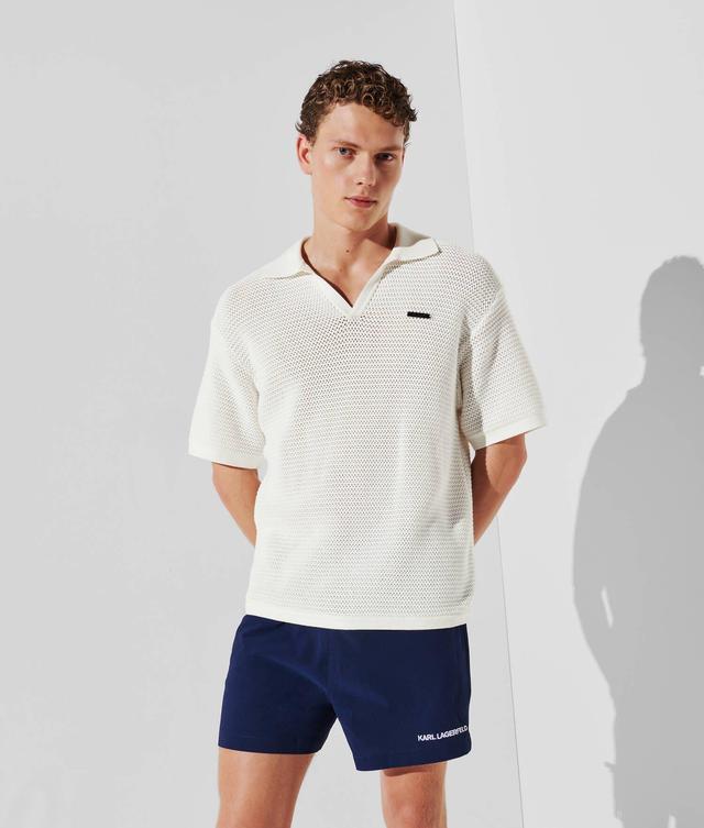 HOTEL KARL CROCHET POLO SHIRT Product Image