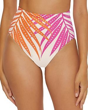 Womens Sheer Tropic High Bikini Bottom Product Image