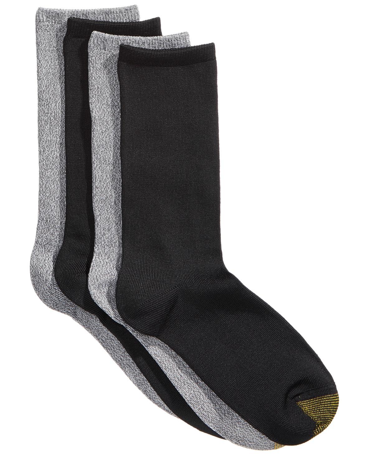 Gold Toe Womens 4-Pack Casual Ultra Soft Crew Socks, Created For Macys Product Image