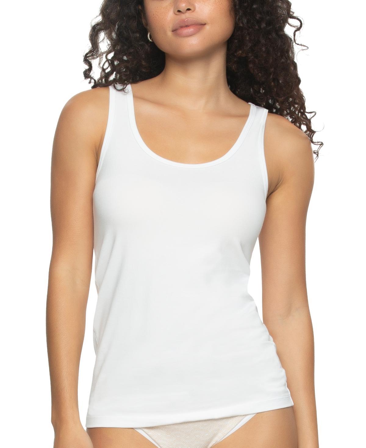 Paramour Womens 2-pk. Tank 780180P2, Created for Macys - White Product Image