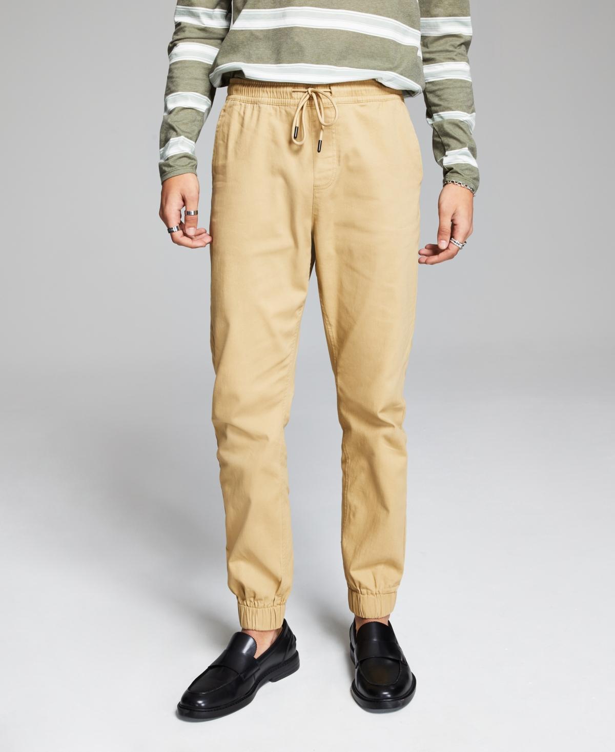 And Now This Mens Brushed Twill Jogger Pants Product Image