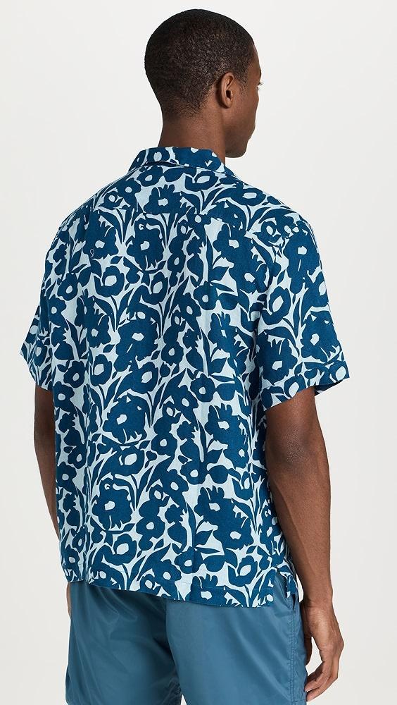 Frescobol Carioca Roberto Perennial Print Linen Shirt | Shopbop Product Image